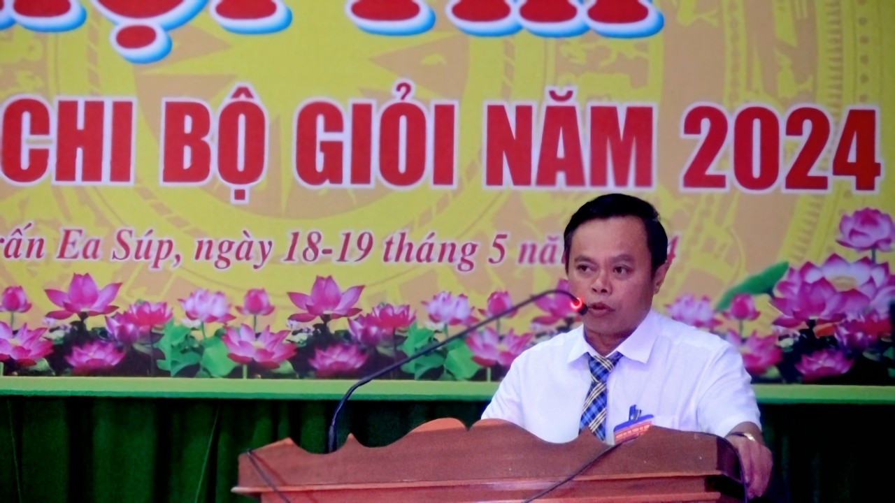 Đảng uỷ thị trấn Ea Súp tổ chức Hội thi Bí thư Chi bộ giỏi năm 2024